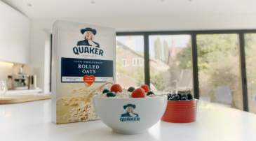 Quaker Oats commercial filmed at Location 3150C