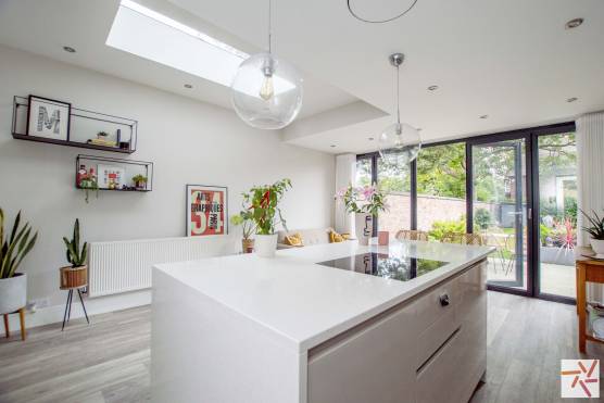 3240M 2 filming location house in Manchester open plan kitchen with kitchen island