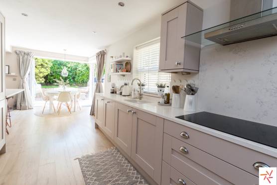 3284M 4 tv filming location house in Manchester classic kitchen interior with open plan layout