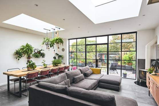3300B 12 filming location house in Birmingham open plan living area with crittall doors.jpg