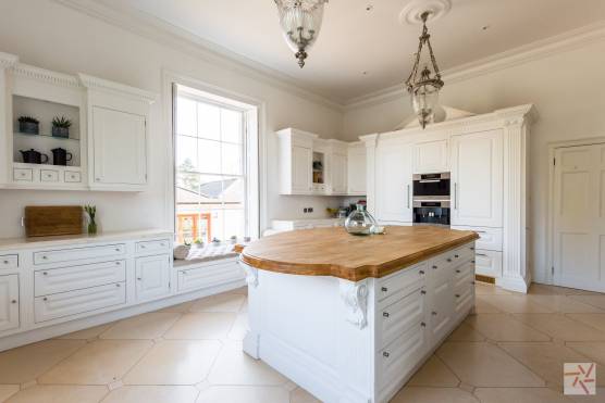 3124N photo shoot location in north yorkshire white kitchen