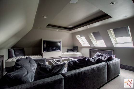 3394N 27 tv shoot location house in North Yorkshire large modern family home with large cinema room