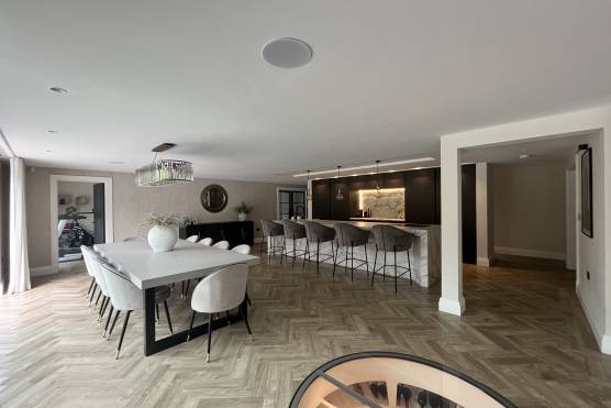 3423C 9 tv commercial location house in Cheshire large contemporary family home with stylish open plan kitchen