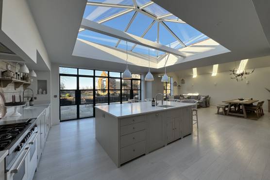 3454N 13 tv drama location house in North Yorkshire stylish open plan kitchen with kitchen island.jpg
