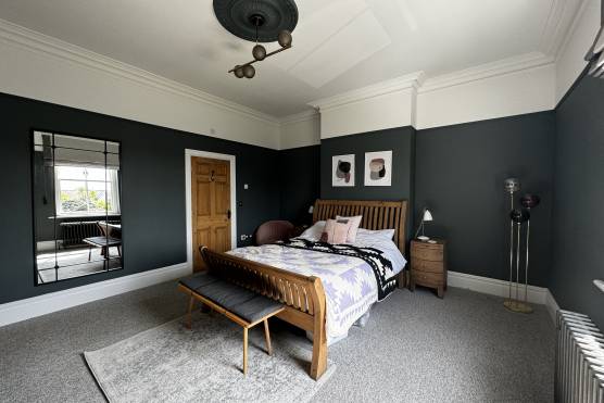 3471W 19 tv commercial location house in West Yorkshire modern bedroom