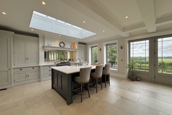 3473L 1 photo shoot location house in Lancashire modern open plan family kitchen with rural views.jpg