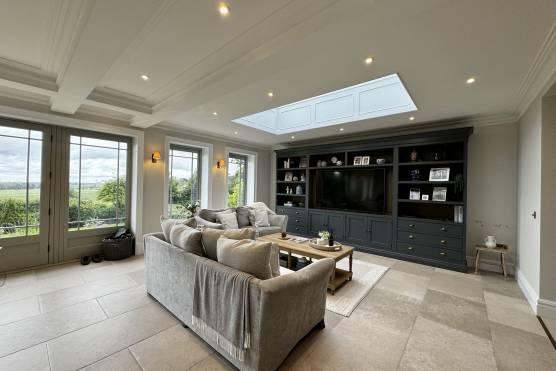 3473L 4 tv shoot location house in Lancashire modern open plan living area with rural views.jpg