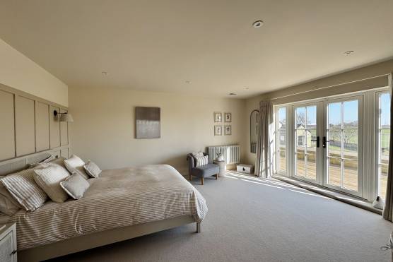 3498W 15 filming location house in West Yorkshire stylish double bedroom