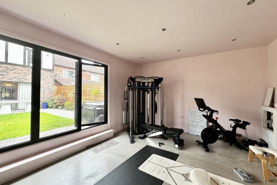 3506M 30 filming location house Super stylish family home in Manchester with large gym