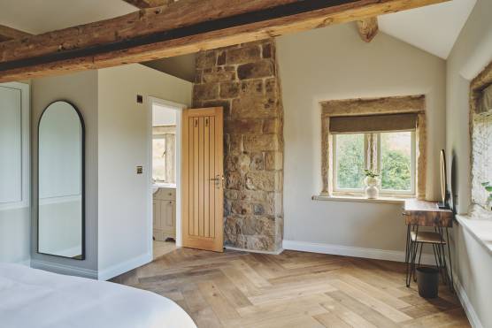 3525M 12 tv shoot location in Manchester period stone property with stunning rural views large bedroom