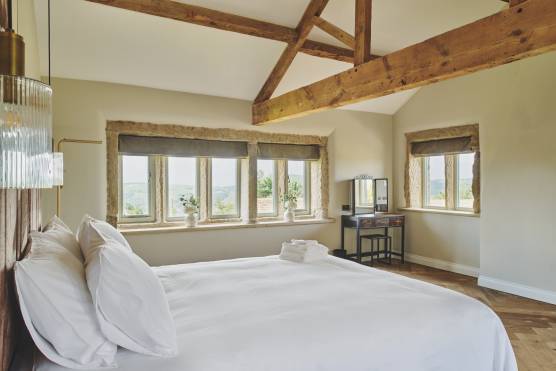 3525M 17 tv shoot location in Manchester period stone property with stunning rural views large bedroom