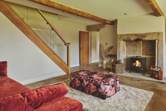 3525M 6 photo shoot location in Manchester period stone property with stunning rural views large living room