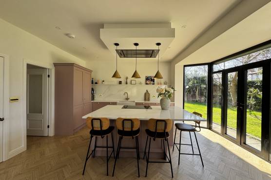 3528W 1 photo shoot location house in West Yorkshire stylish open plan pink kitchen.jpg