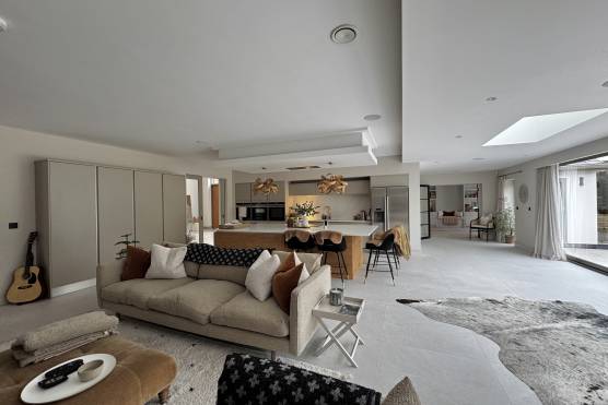 3527N 2 filming location house in North Yorkshire modern open plan kitchen and living area