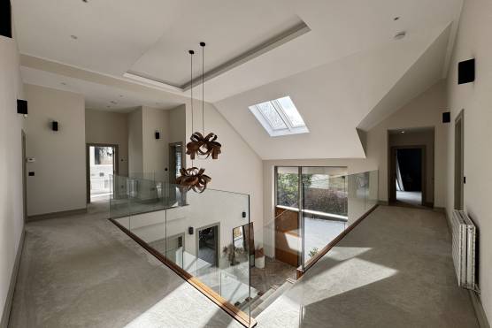 3527N 20 filming location Contemporary family home in North Yorkshire stylish stairs and hallway