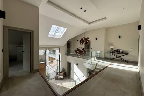3527N 21 photo shoot location Contemporary family home in North Yorkshire stylish stairs and hallway