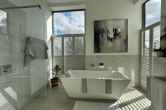 3527N 22 tv drama location Contemporary family home in North Yorkshire stylish bathroom