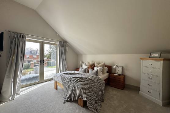 3527N 27 tv shoot location Contemporary family home in North Yorkshire stylish bedroom