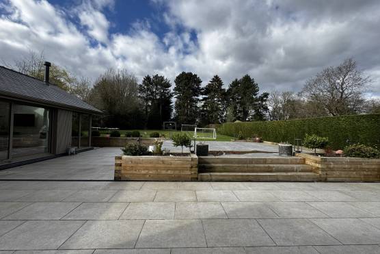3527N 30 filming location Contemporary family home in North Yorkshire stylish patio and garden