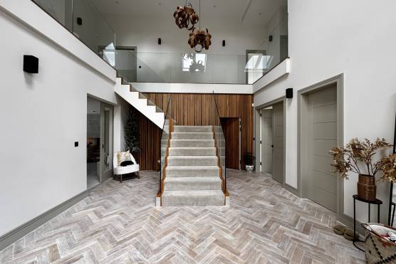 3527N 8 filming location house in North Yorkshire contemporary home staircase
