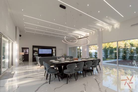 3383V 5 tv drama location house in Cheshire contemporary open plan kitchen and living area