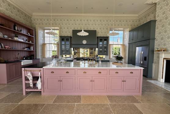 3545W 4 tv drama location house in West Yorkshire open plan pink kitchen.jpg