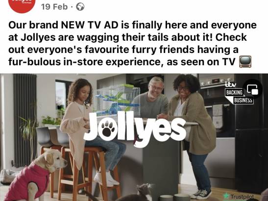 Jollyes film tv advert at Manchester location house